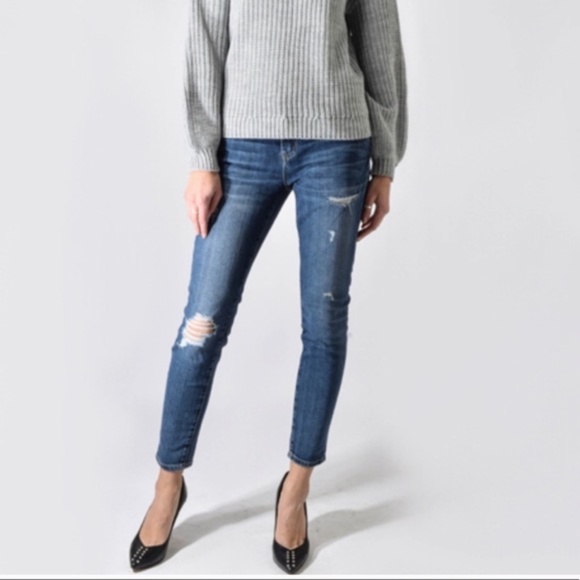 Current Elliott Easy Stiletto in Love Destroy Jeans 26 - Picture 1 of 12